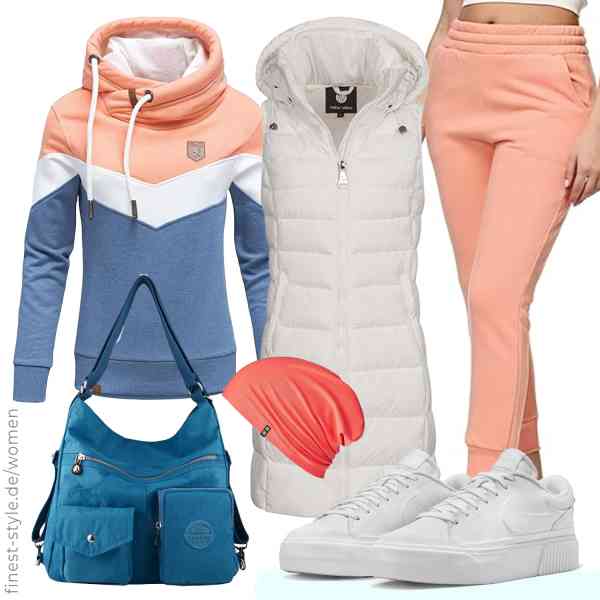 Top frauen-Outfit im Finest-Trend-Style für ein selbstbewusstes Modegefühl mit tollen Produkten von NEW VIEW,REPUBLIX,REPUBLIX,Enter the Complex,NOTAG,Nike