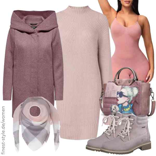 Top frauen-Outfit im Finest-Trend-Style für ein selbstbewusstes Modegefühl mit tollen Produkten von ONLY,Generisch,Generic,Fashion You Want,NICOLE & DORIS,Tamaris