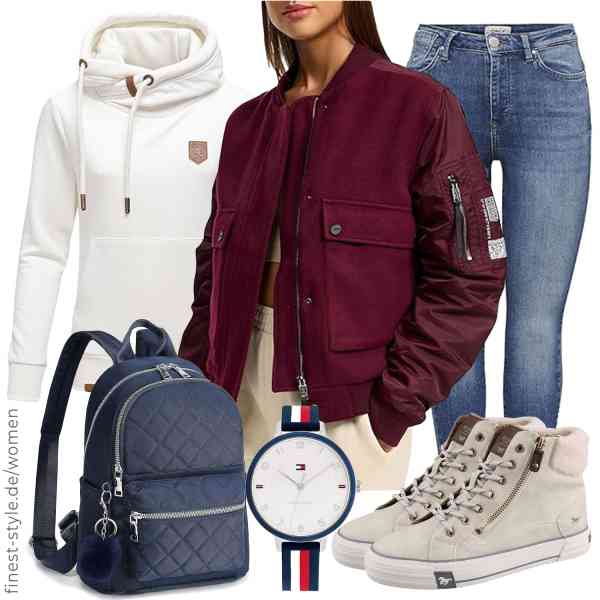 Top frauen-Outfit im Finest-Trend-Style für ein selbstbewusstes Modegefühl mit tollen Produkten von Navahoo,REPUBLIX,ONLY,Tommy Hilfiger,TAN.TOMI,MUSTANG