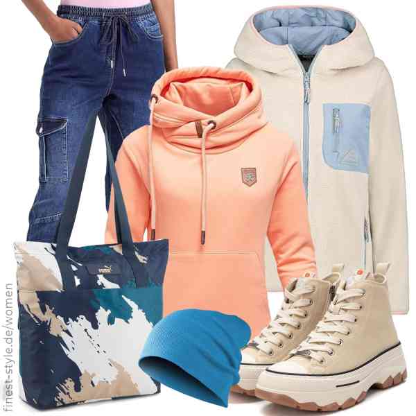 Top frauen-Outfit im Finest-Trend-Style für ein selbstbewusstes Modegefühl mit tollen Produkten von Sublevel,REPUBLIX,ONLY,SZ-DESIGN,PUMA,REFRESH