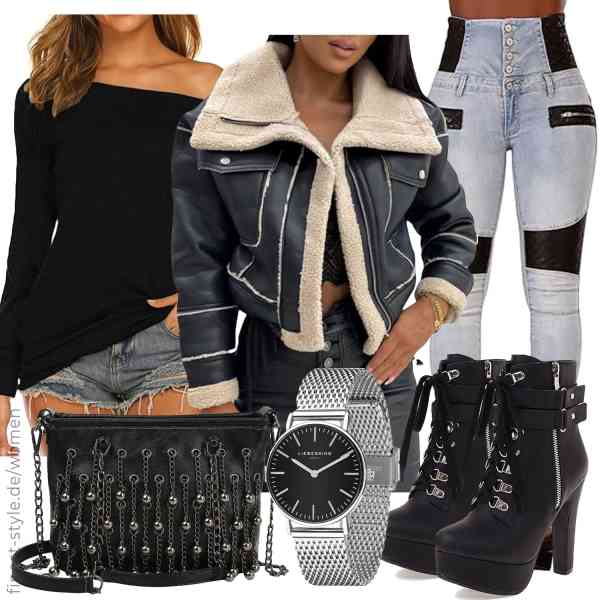 Top frauen-Outfit im Finest-Trend-Style für ein selbstbewusstes Modegefühl mit tollen Produkten von ,Lalala,Glook,Liebeskind,Coolives,Smilice