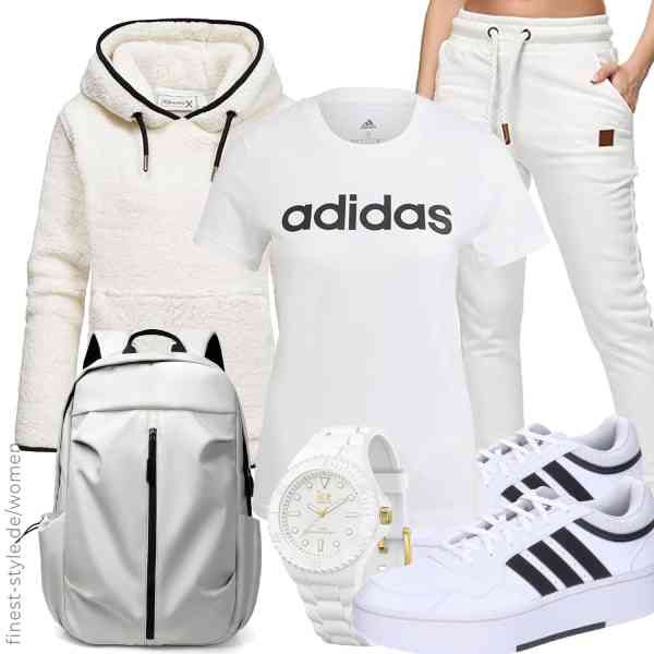 Top frauen-Outfit im Finest-Trend-Style für ein selbstbewusstes Modegefühl mit tollen Produkten von REPUBLIX,adidas,REPUBLIX,ICE-WATCH,SONARIN,adidas