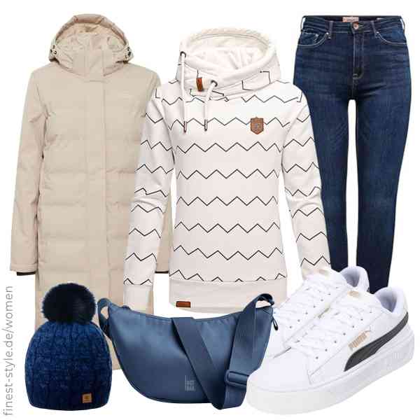 Top frauen-Outfit im Finest-Trend-Style für ein selbstbewusstes Modegefühl mit tollen Produkten von NORTH BEND,REPUBLIX,ONLY,GOT BAG,MFAZ Morefaz Ltd,PUMA