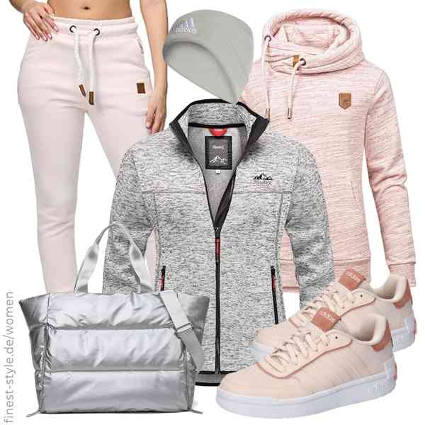 Top frauen-Outfit im Finest-Trend-Style für ein selbstbewusstes Modegefühl mit tollen Produkten von REPUBLIX,REPUBLIX,REPUBLIX,adidas,Balakaka,adidas