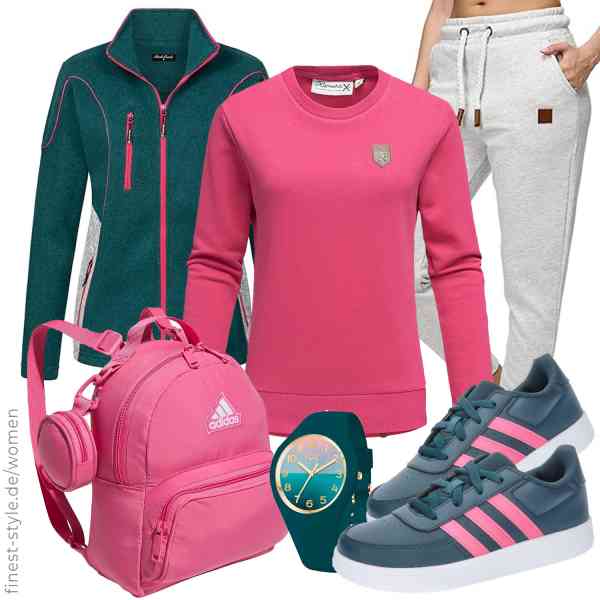 Top frauen-Outfit im Finest-Trend-Style für ein selbstbewusstes Modegefühl mit tollen Produkten von Rock Creek,REPUBLIX,REPUBLIX,ICE-WATCH,adidas,adidas