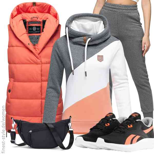 Top frauen-Outfit im Finest-Trend-Style für ein selbstbewusstes Modegefühl mit tollen Produkten von Navahoo,REPUBLIX,REPUBLIX,Vezluax,Reebok