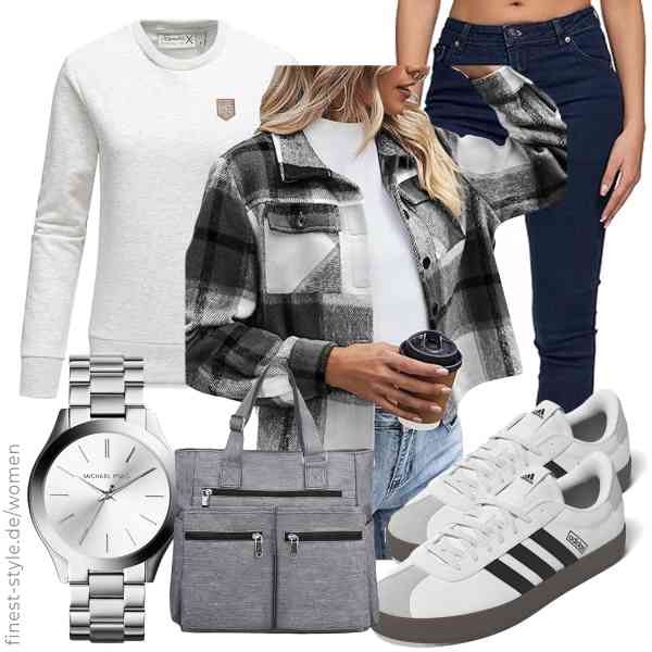 Top frauen-Outfit im Finest-Trend-Style für ein selbstbewusstes Modegefühl mit tollen Produkten von Zeagoo,REPUBLIX,REPUBLIX,Michael Kors,VOLGANIK ROCK,adidas