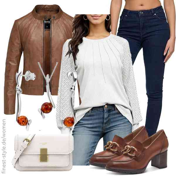 Top frauen-Outfit im Finest-Trend-Style für ein selbstbewusstes Modegefühl mit tollen Produkten von REPUBLIX,Timuspo,REPUBLIX,Copal,David Jones,Tamaris