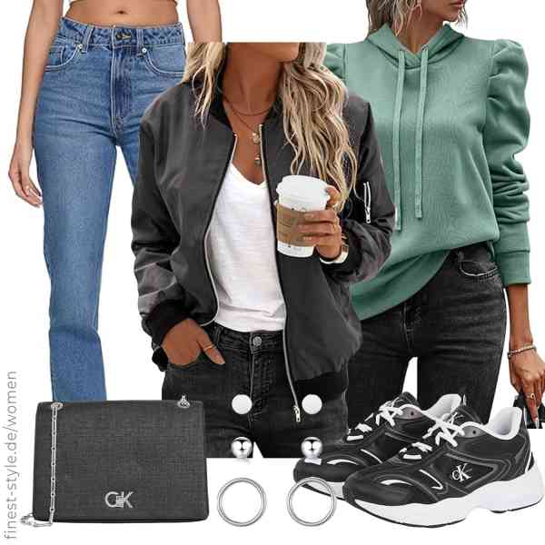 Top frauen-Outfit im Finest-Trend-Style für ein selbstbewusstes Modegefühl mit tollen Produkten von Zeagoo,Onsoyours,REPUBLIX,BONNYBIRD,Calvin Klein,Calvin Klein