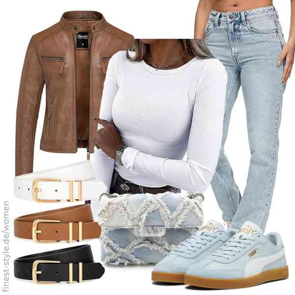 Top frauen-Outfit im Finest-Trend-Style für ein selbstbewusstes Modegefühl mit tollen Produkten von ,TrendiMax,REPUBLIX,WERFORU,ITALYSHOP24,PUMA