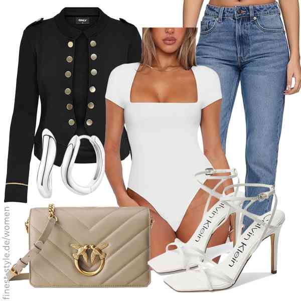 Top frauen-Outfit im Finest-Trend-Style für ein selbstbewusstes Modegefühl mit tollen Produkten von ONLY,REORIA,REPUBLIX,ITESSY,Pinko,Calvin Klein