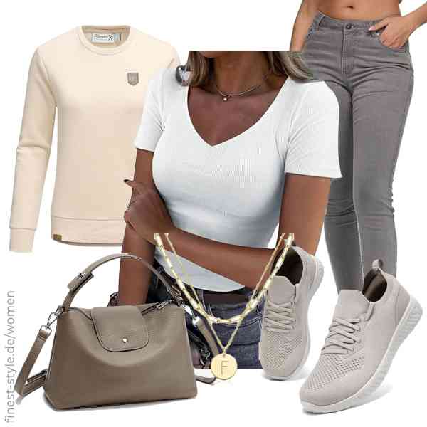 Top frauen-Outfit im Finest-Trend-Style für ein selbstbewusstes Modegefühl mit tollen Produkten von ,Mcnlyce,REPUBLIX,Jenosy,KALIDI FANCY FOREST,HKR