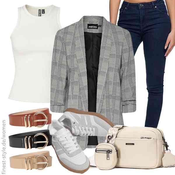 Top frauen-Outfit im Finest-Trend-Style für ein selbstbewusstes Modegefühl mit tollen Produkten von PIECES,PIECES,REPUBLIX,GASSDA,Euqvunn,LUCKY STEP