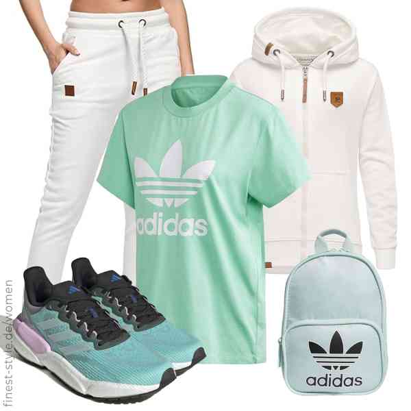 Top frauen-Outfit im Finest-Trend-Style für ein selbstbewusstes Modegefühl mit tollen Produkten von ,adidas,REPUBLIX,adidas Originals,adidas