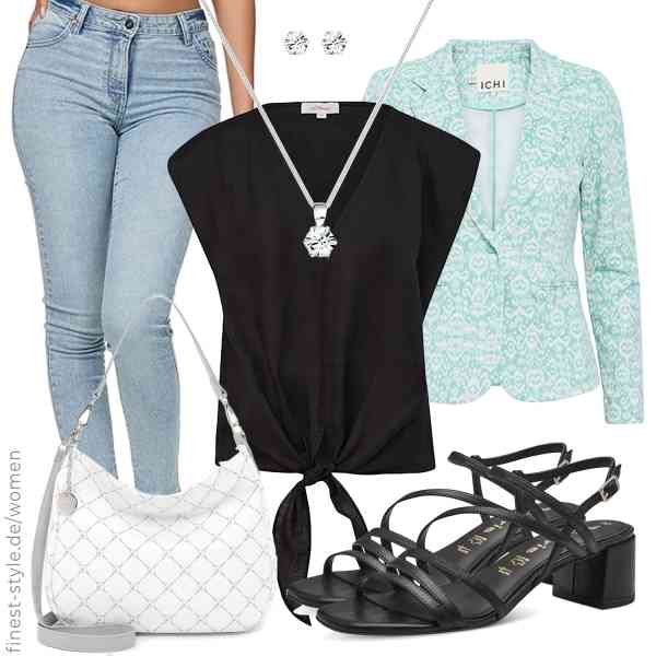 Top frauen-Outfit im Finest-Trend-Style für ein selbstbewusstes Modegefühl mit tollen Produkten von ICHI,s.Oliver,REPUBLIX,Elli,Tamaris,Tamaris