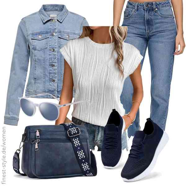 Top frauen-Outfit im Finest-Trend-Style für ein selbstbewusstes Modegefühl mit tollen Produkten von ONLY,Dokotoo,REPUBLIX,DUCO,MUIIKOLA,HKR
