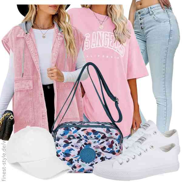 Top frauen-Outfit im Finest-Trend-Style für ein selbstbewusstes Modegefühl mit tollen Produkten von KANDEMY,Ebifin,REPUBLIX,styleBREAKER,FAVORTALK,Elara