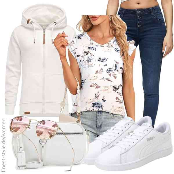 Top frauen-Outfit im Finest-Trend-Style für ein selbstbewusstes Modegefühl mit tollen Produkten von ,NARRAME,REPUBLIX,Sunier,Tamaris,PUMA