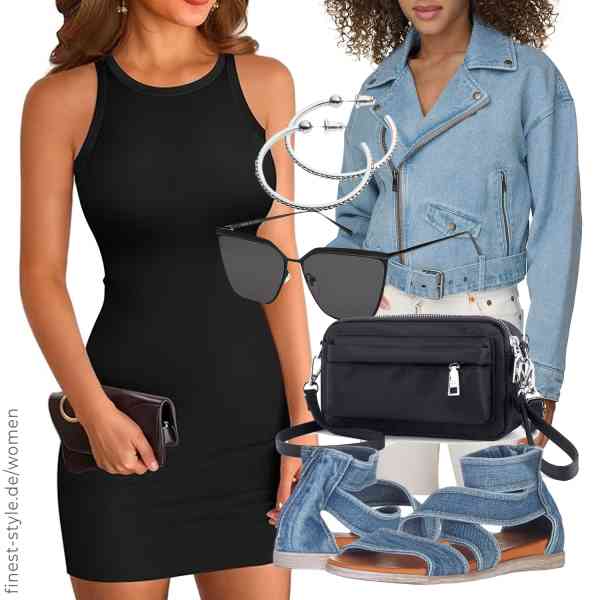 Top frauen-Outfit im Finest-Trend-Style für ein selbstbewusstes Modegefühl mit tollen Produkten von Levi\'s,ELFIN,SOJOS,YANAIER,Fossil,Mustang