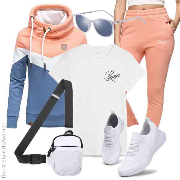 Top frauen-Outfit im Finest-Trend-Style für ein selbstbewusstes Modegefühl mit tollen Produkten von REPUBLIX,PUMA,REPUBLIX,DUCO,DONGKER,HKR