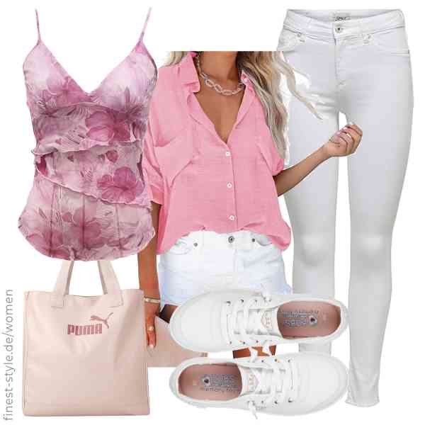 Top frauen-Outfit im Finest-Trend-Style für ein selbstbewusstes Modegefühl mit tollen Produkten von NONSAR,Himllauen,ONLY,PUMA,Skechers