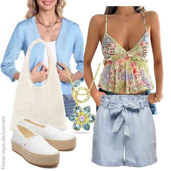 Top frauen-Outfit im Finest-Trend-Style für ein selbstbewusstes Modegefühl mit tollen Produkten von Gyabnw,GORGLITTER,ONLY,Swarovski,beifon,TOMS