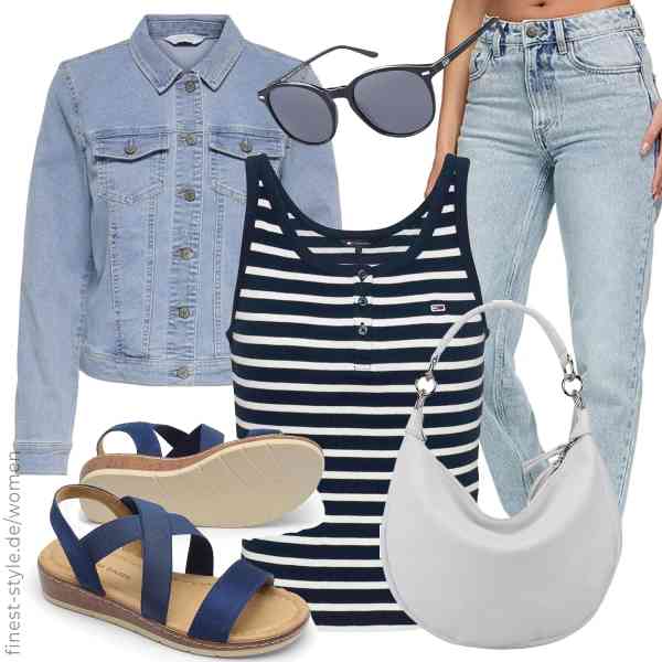 Top frauen-Outfit im Finest-Trend-Style für ein selbstbewusstes Modegefühl mit tollen Produkten von ONLY,Tommy Jeans,REPUBLIX,SH Leder,DUCO,DREAM PAIRS