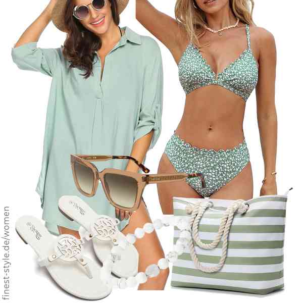 Top frauen-Outfit im Finest-Trend-Style für ein selbstbewusstes Modegefühl mit tollen Produkten von UNibelle,CUPSHE,Lacoste,KALIDI,Liebeskind,katliu