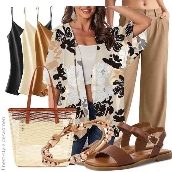 Top frauen-Outfit im Finest-Trend-Style für ein selbstbewusstes Modegefühl mit tollen Produkten von PADOLA,VIDUSSA,WILLIT,FOSSIL,Pomelo Best,Tamaris