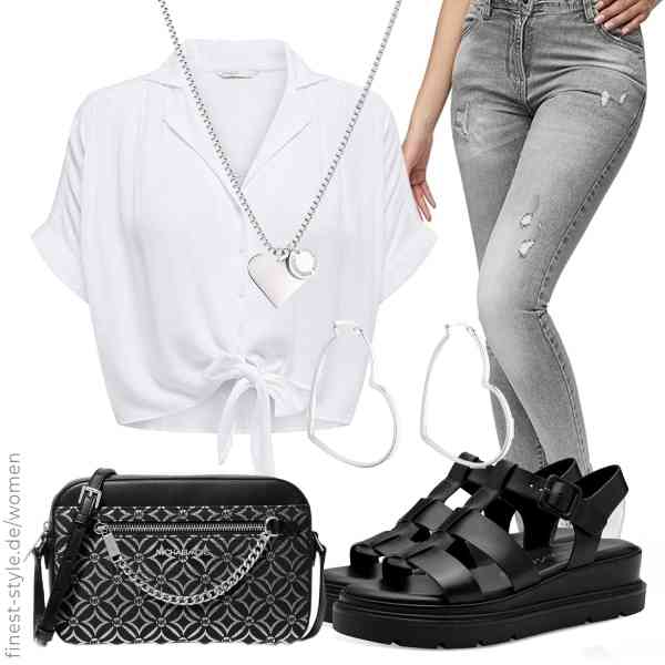 Top frauen-Outfit im Finest-Trend-Style für ein selbstbewusstes Modegefühl mit tollen Produkten von ONLY,REPUBLIX,Michael Kors,Purelei,Liebeskind,Tamaris