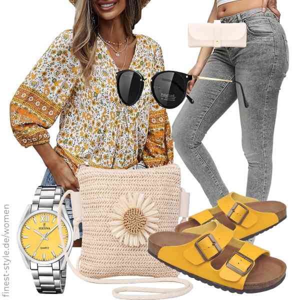 Top frauen-Outfit im Finest-Trend-Style für ein selbstbewusstes Modegefühl mit tollen Produkten von CNTSFS,REPUBLIX,Festina,Moorle,Cleoxyge,BIO Menphis