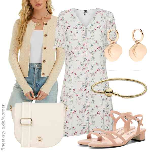 Top frauen-Outfit im Finest-Trend-Style für ein selbstbewusstes Modegefühl mit tollen Produkten von Enjyam,PIECES,PANDORA,Tommy Hilfiger,Liebeskind,Castamere