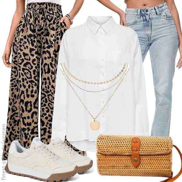 Top frauen-Outfit im Finest-Trend-Style für ein selbstbewusstes Modegefühl mit tollen Produkten von ONLY,GORGLITTER,REPUBLIX,BONNYBIRD,como sato,LUCKY STEP