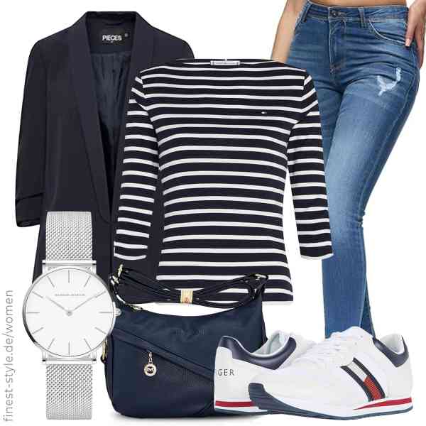 Top frauen-Outfit im Finest-Trend-Style für ein selbstbewusstes Modegefühl mit tollen Produkten von ,Tommy Hilfiger,REPUBLIX,HANNAH MARTIN,NICOLE & DORIS,Tommy Hilfiger