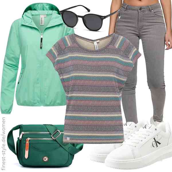 Top frauen-Outfit im Finest-Trend-Style für ein selbstbewusstes Modegefühl mit tollen Produkten von Ragwear,Ragwear,REPUBLIX,FANDARE,SOJOS,Calvin Klein