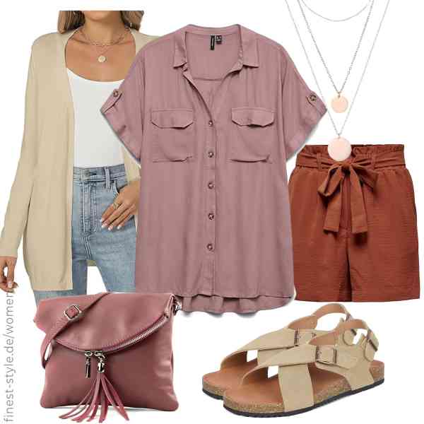 Top frauen-Outfit im Finest-Trend-Style für ein selbstbewusstes Modegefühl mit tollen Produkten von Famrrifuu,VERO MODA,ONLY,modamoda de,BONNYBIRD,Dokela