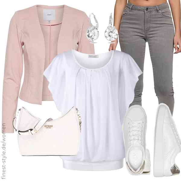 Top frauen-Outfit im Finest-Trend-Style für ein selbstbewusstes Modegefühl mit tollen Produkten von ,BAISHENGGT,REPUBLIX,GUESS,Swarovski,ONLY