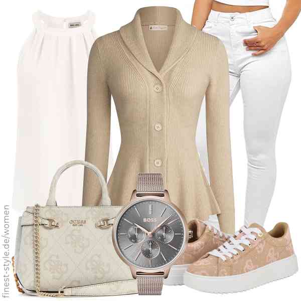 Top frauen-Outfit im Finest-Trend-Style für ein selbstbewusstes Modegefühl mit tollen Produkten von Belle Poque,GRACE KARIN,Elara,BOSS,GUESS,GUESS