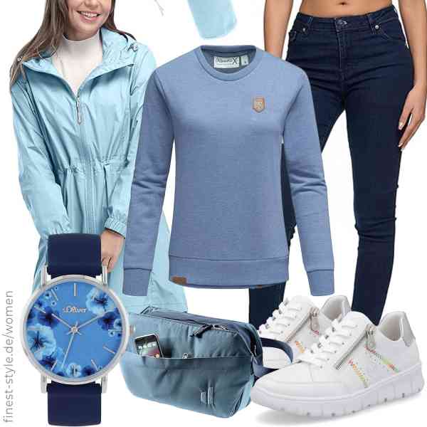 Top frauen-Outfit im Finest-Trend-Style für ein selbstbewusstes Modegefühl mit tollen Produkten von ,REPUBLIX,REPUBLIX,s.Oliver,deuter,Rieker