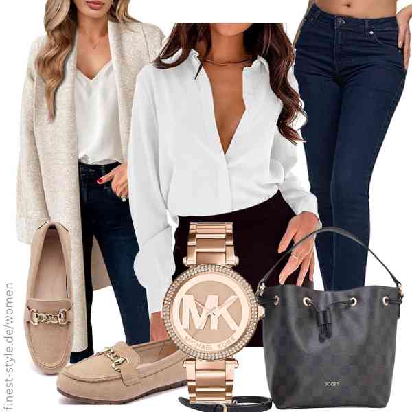Top frauen-Outfit im Finest-Trend-Style für ein selbstbewusstes Modegefühl mit tollen Produkten von Saodimallsu,Tankaneo,REPUBLIX,Michael Kors,JOOP!,ABEJOJO