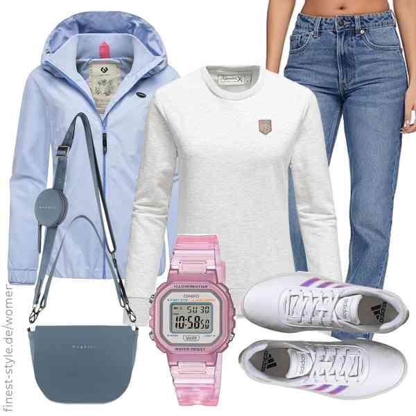 Top frauen-Outfit im Finest-Trend-Style für ein selbstbewusstes Modegefühl mit tollen Produkten von Ragwear,REPUBLIX,REPUBLIX,Casio,bugatti,adidas