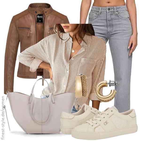 Top frauen-Outfit im Finest-Trend-Style für ein selbstbewusstes Modegefühl mit tollen Produkten von REPUBLIX,Happy Cherry,REPUBLIX,TIAASTAP,Skagen,Calvin Klein