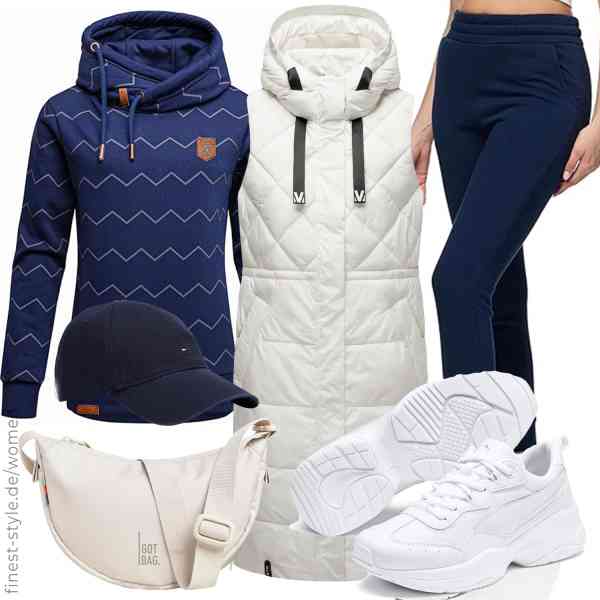 Top frauen-Outfit im Finest-Trend-Style für ein selbstbewusstes Modegefühl mit tollen Produkten von ,REPUBLIX,REPUBLIX,Tommy Hilfiger,GOT BAG,PUMA
