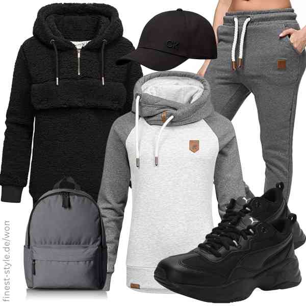 Top frauen-Outfit im Finest-Trend-Style für ein selbstbewusstes Modegefühl mit tollen Produkten von REPUBLIX,REPUBLIX,REPUBLIX,Calvin Klein,Amazon Basics,PUMA