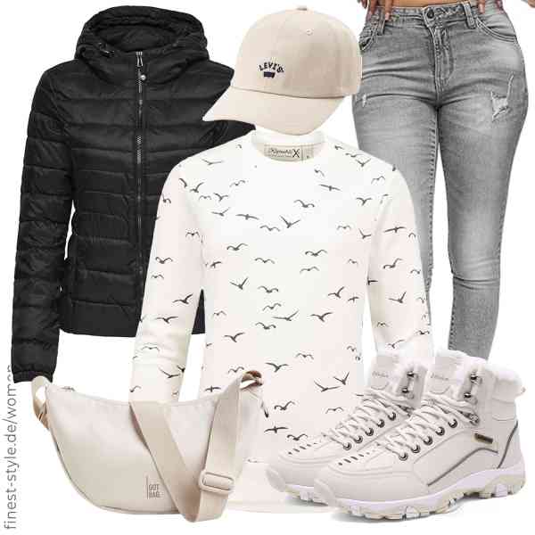 Top frauen-Outfit im Finest-Trend-Style für ein selbstbewusstes Modegefühl mit tollen Produkten von ,REPUBLIX,REPUBLIX,Levi\'s,GOT BAG,Littleplum