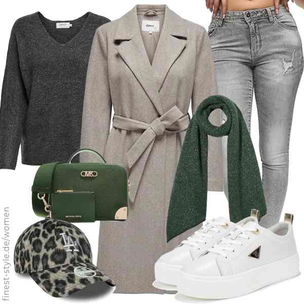 Top frauen-Outfit im Finest-Trend-Style für ein selbstbewusstes Modegefühl mit tollen Produkten von ONLY,ONLY,REPUBLIX,New Era,Michael Kors,FILIPPO