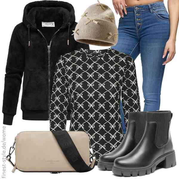 Top frauen-Outfit im Finest-Trend-Style für ein selbstbewusstes Modegefühl mit tollen Produkten von ,VERO MODA,REPUBLIX,Generisch,LIEBESKIND,DREAM PAIRS