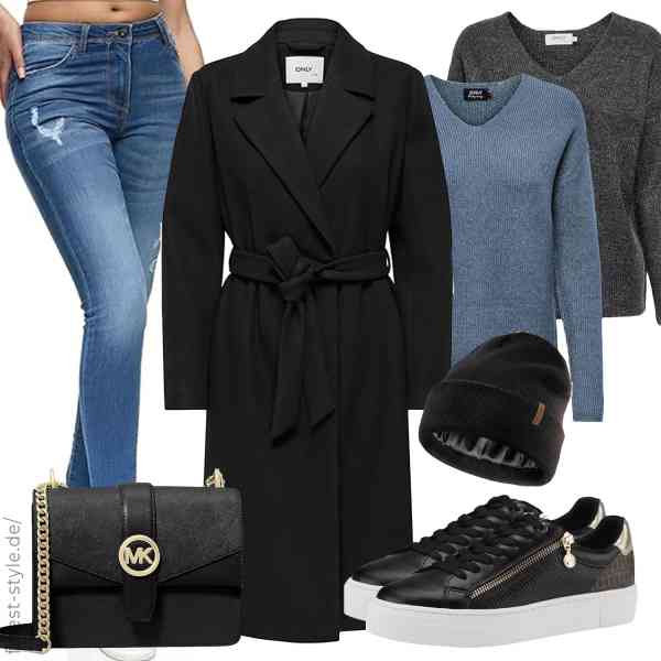Top frauen-Outfit im Finest-Trend-Style für ein selbstbewusstes Modegefühl mit tollen Produkten von ONLY,ONLY,REPUBLIX,FURTALK,Michael Kors,Tamaris