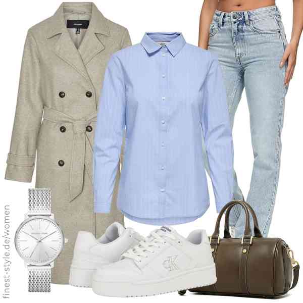 Top frauen-Outfit im Finest-Trend-Style für ein selbstbewusstes Modegefühl mit tollen Produkten von VERO MODA,JDY,REPUBLIX,Michael Kors,MoreFarther,Calvin Klein