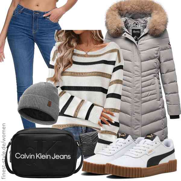 Top frauen-Outfit im Finest-Trend-Style für ein selbstbewusstes Modegefühl mit tollen Produkten von REPUBLIX,Hotouch,REPUBLIX,Wmcaps,Calvin Klein,PUMA